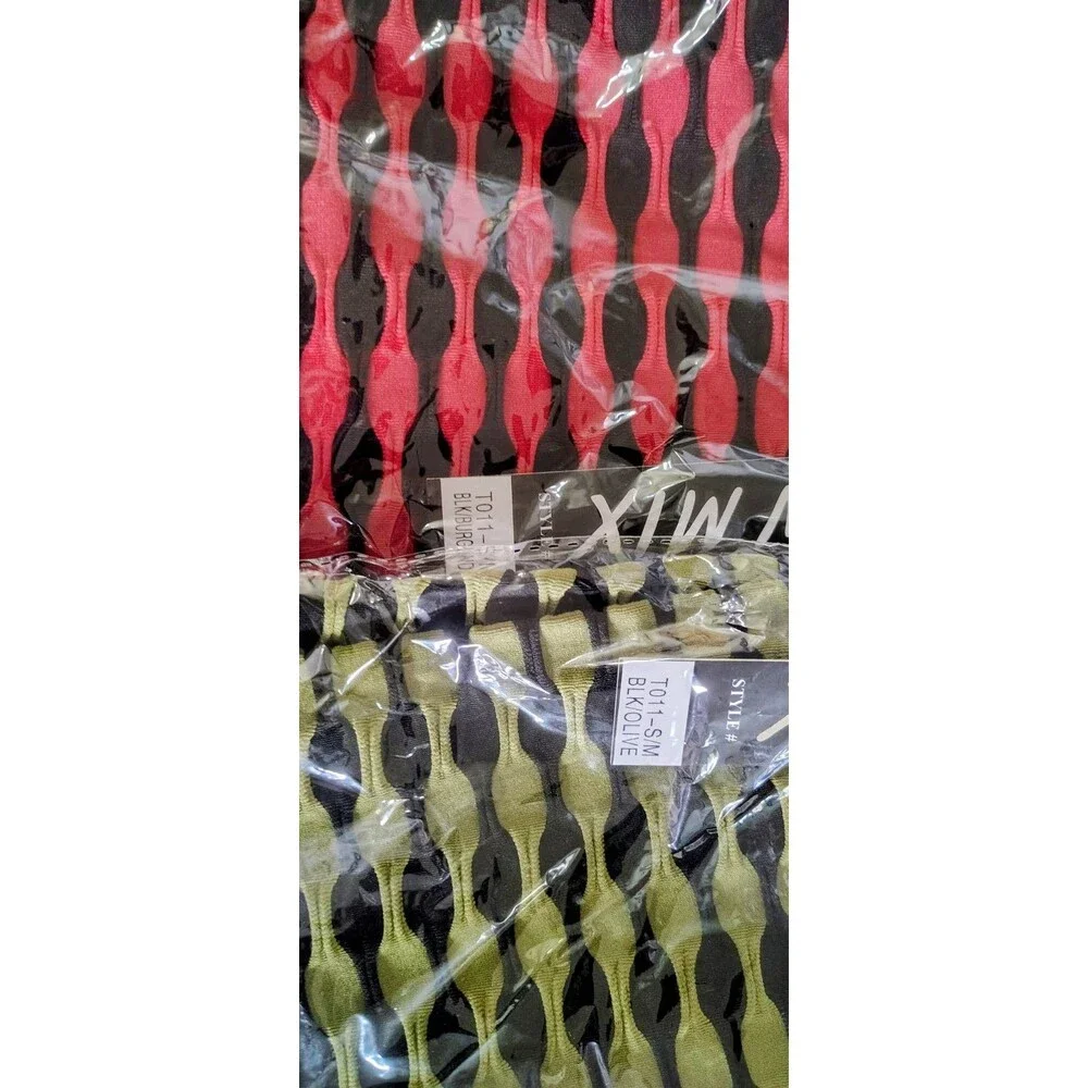 2 Pack New Mix‎ TikTok Leggings Women’s S/M Scrunch Butt Honeycomb Yoga Pants